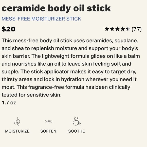 Cocokind‎ ceramide body oil stick 💕 - Picture 8 of 9